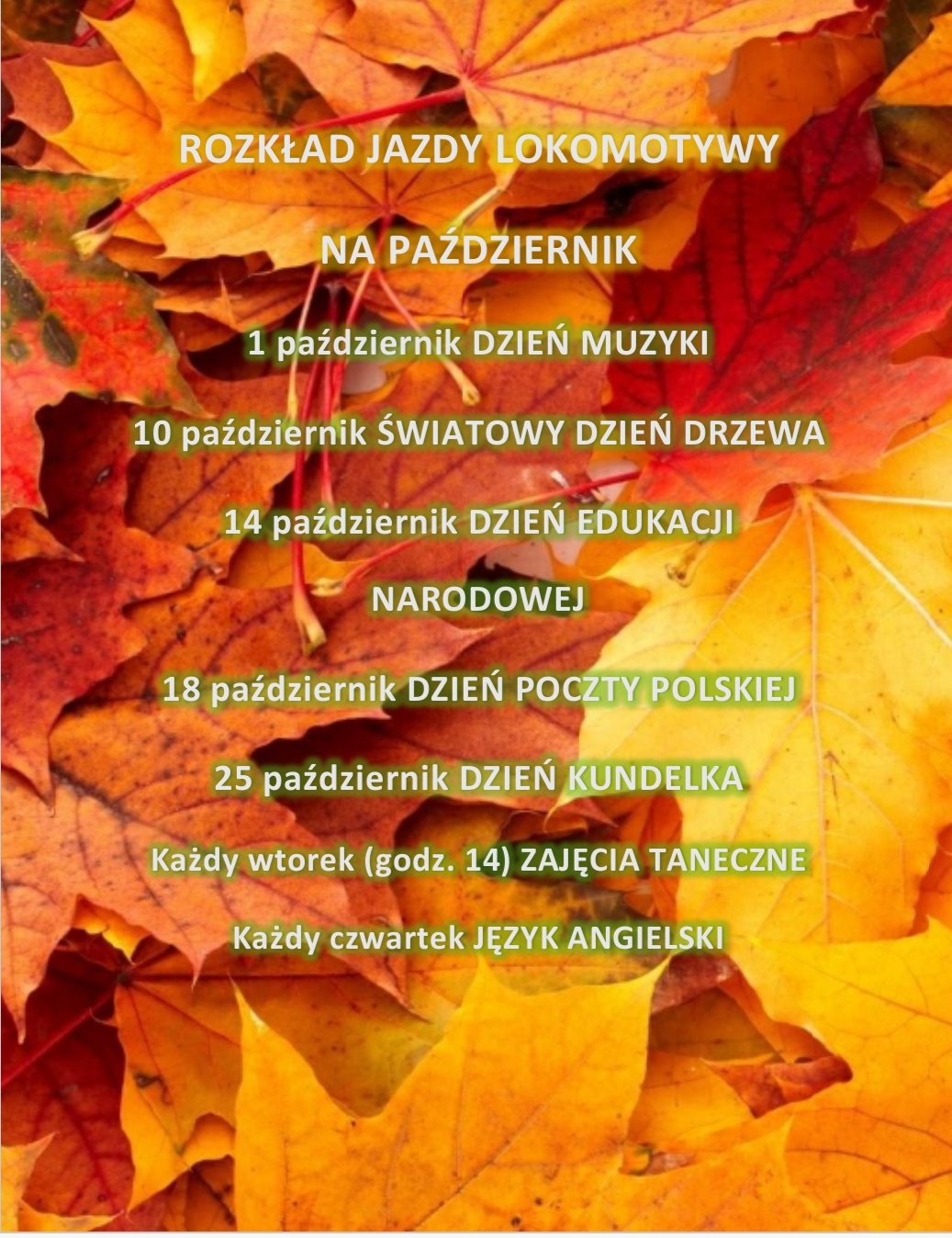 Październik w Lokomotywie