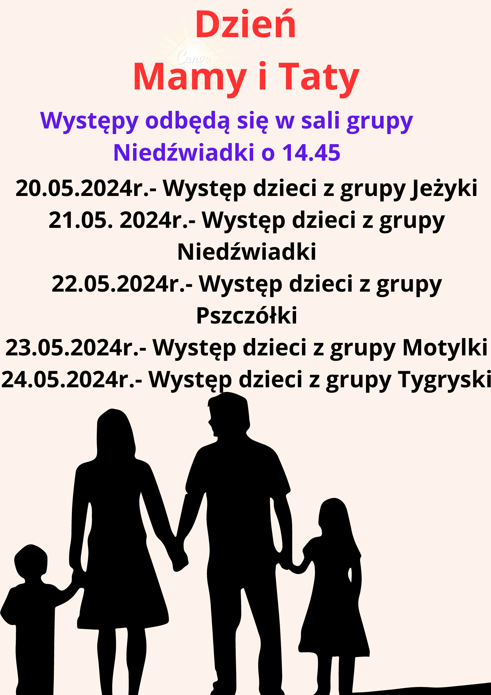 Dzień Mamy i Taty- występy 2024r.