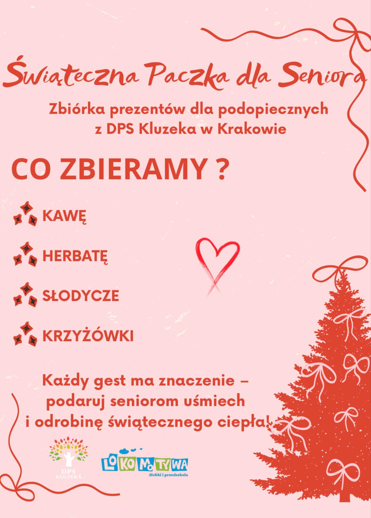 ŚWIĄTECZNA PACZKA DLA SENIORA